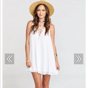 Rancho Mirage Lace Up Tunic Dress